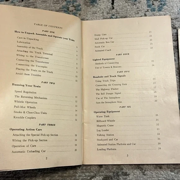 Vintage Train Instruction Books Collection 1950s Lionel & Gilbert American Flyer - Picture 12 of 16